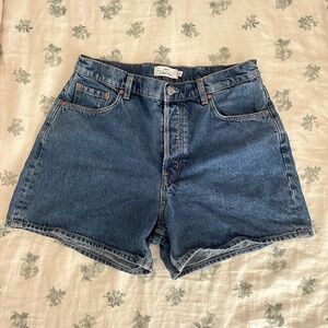 & Other Stories Women's Blue Jean Shorts size 10